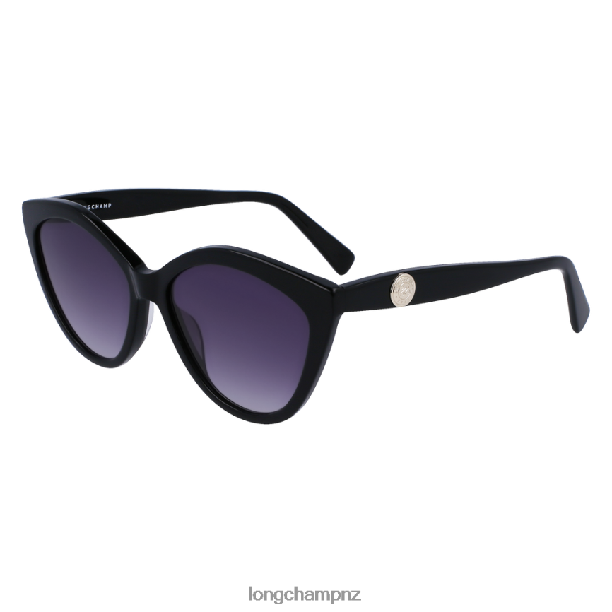 Women Black Longchamp Spring/Summer Collection 2023 Sunglasses Accessories L06408893