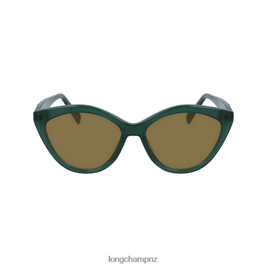Women Green Longchamp Spring/Summer Collection 2023 Sunglasses Accessories L06408894