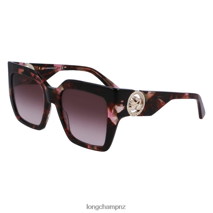 Women Pink Turquoise Longchamp Spring/Summer Collection 2023 Sunglasses Accessories L06408882