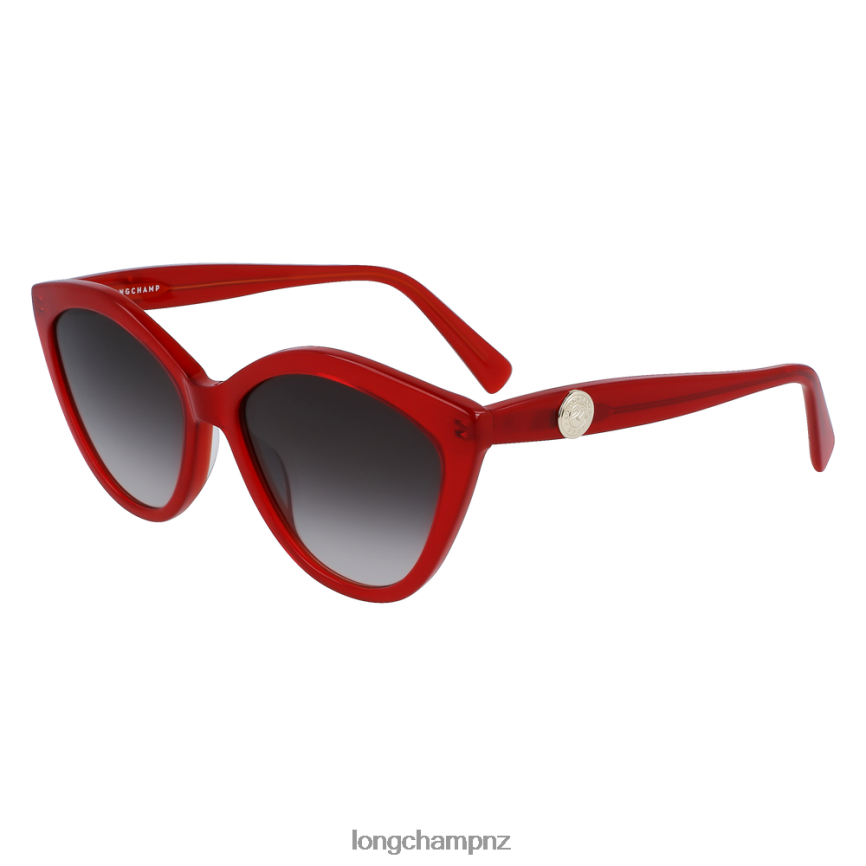 Women Red Longchamp Spring/Summer Collection 2023 Sunglasses Accessories L06408895
