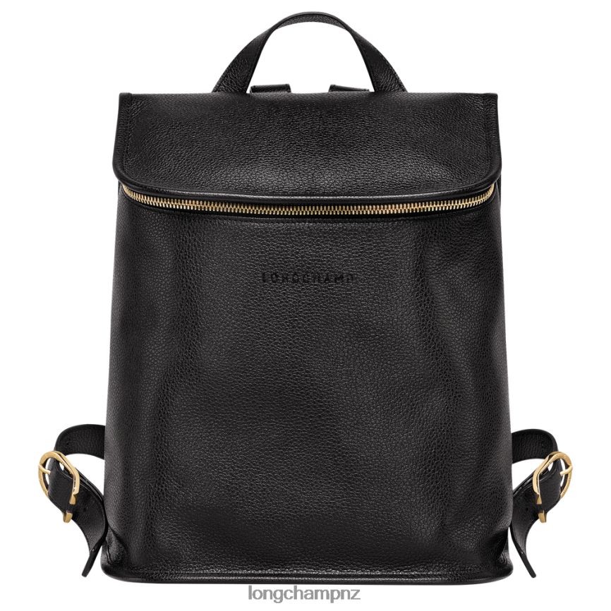 Women Black Longchamp Le Foulonne Backpack Bags L06408426