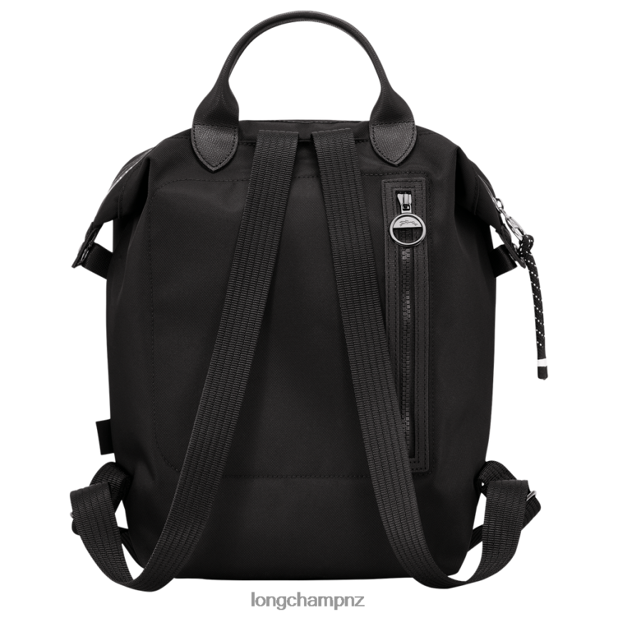 Women Black Longchamp Le Pliage Energy Backpack Bags L06408423