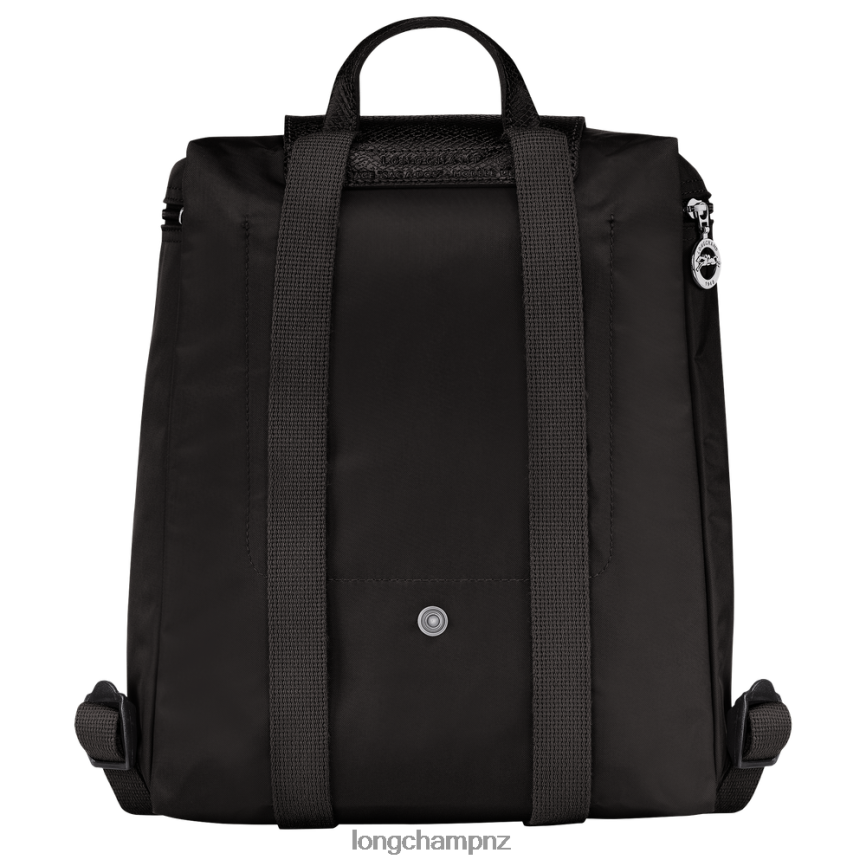 Women Black Longchamp Le Pliage Green Backpack Bags L06408434