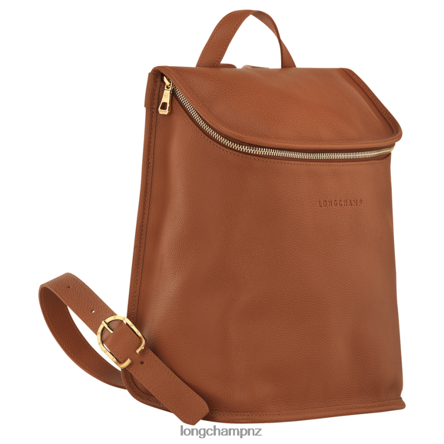 Women Caramel Longchamp Le Foulonne Backpack Bags L06408427
