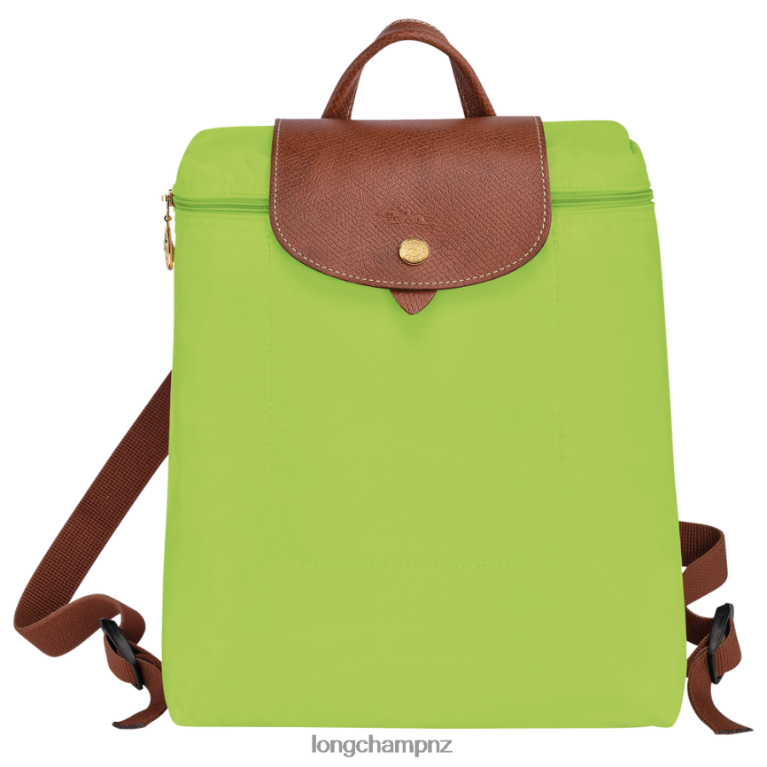 Women Green Light Longchamp Le Pliage Original Backpack Bags L06408442