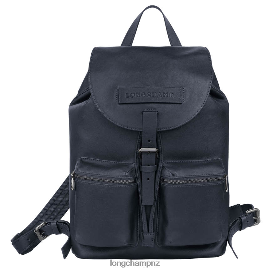 Women Midnight Blue Longchamp 3D Backpack Bags L06408454