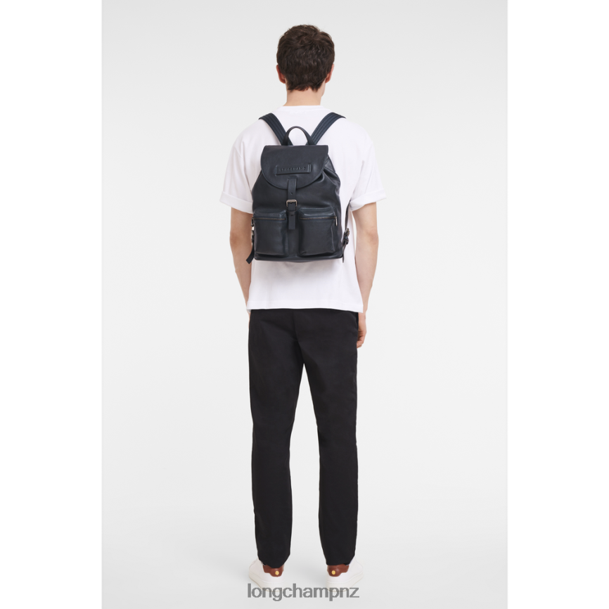 Women Midnight Blue Longchamp 3D Backpack Bags L06408454