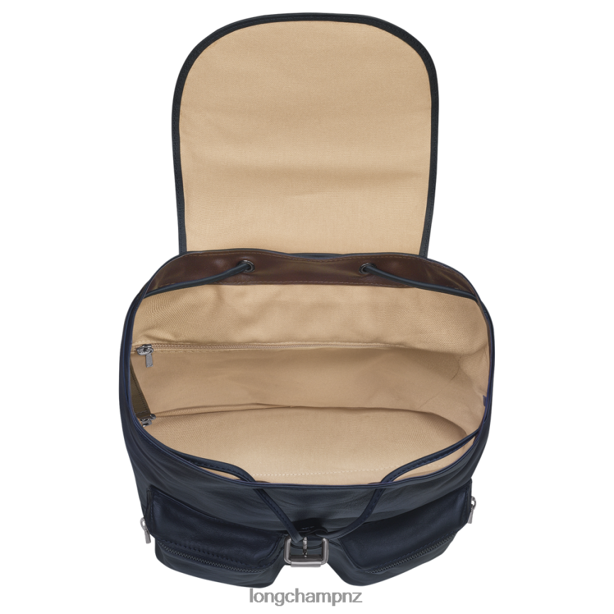 Women Midnight Blue Longchamp 3D Backpack Bags L06408454