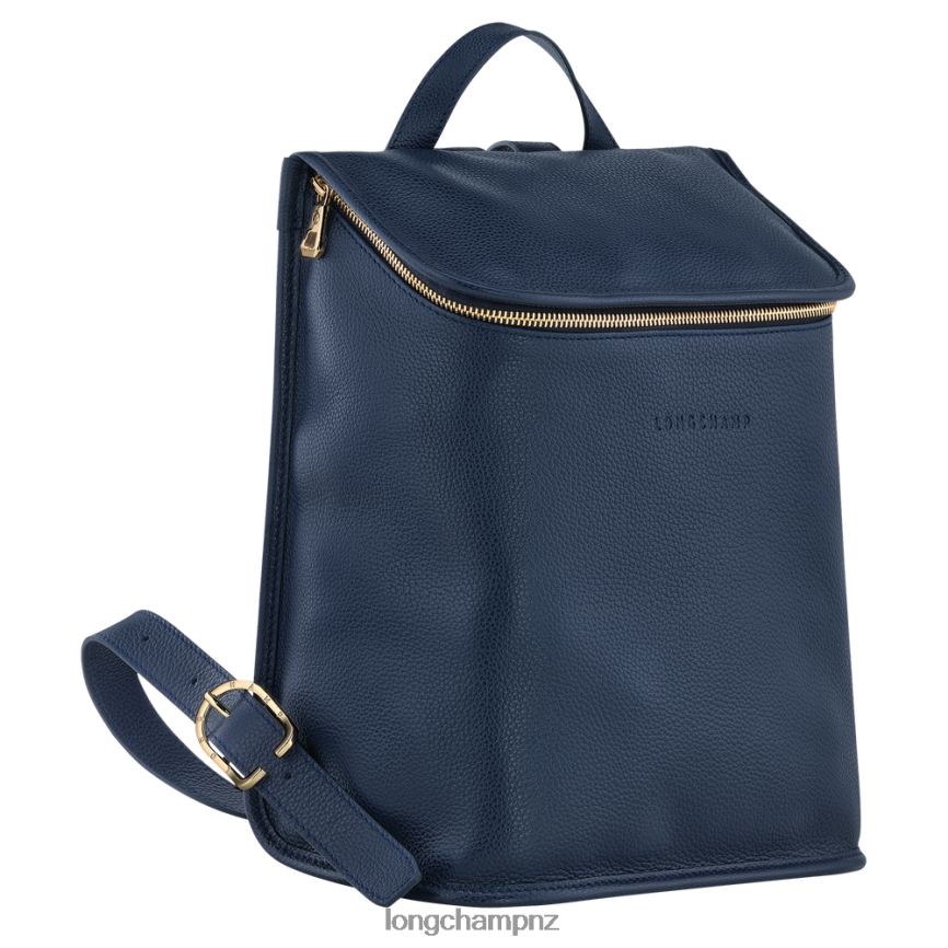 Women Navy Longchamp Le Foulonne Backpack Bags L06408430