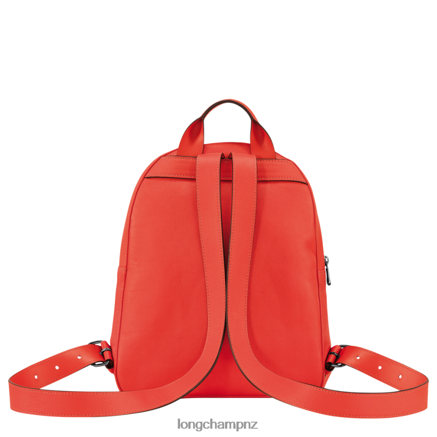 Women Orange Longchamp 3D Backpack Bags L06408433