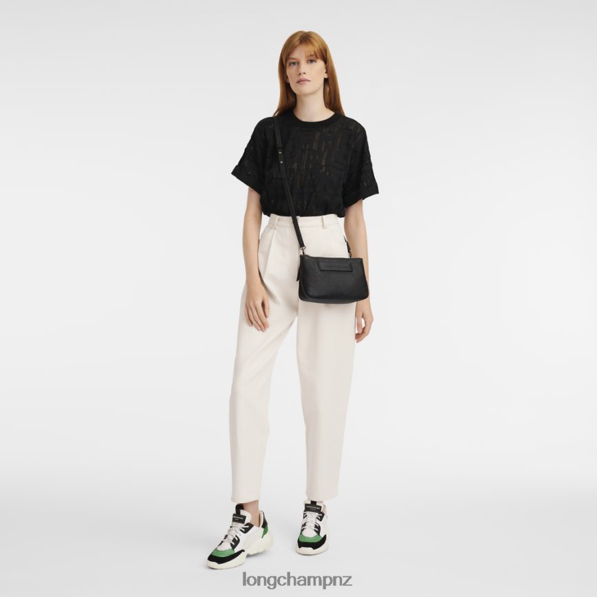 Women Black Longchamp 3D Crossbody bag Bags L06408317