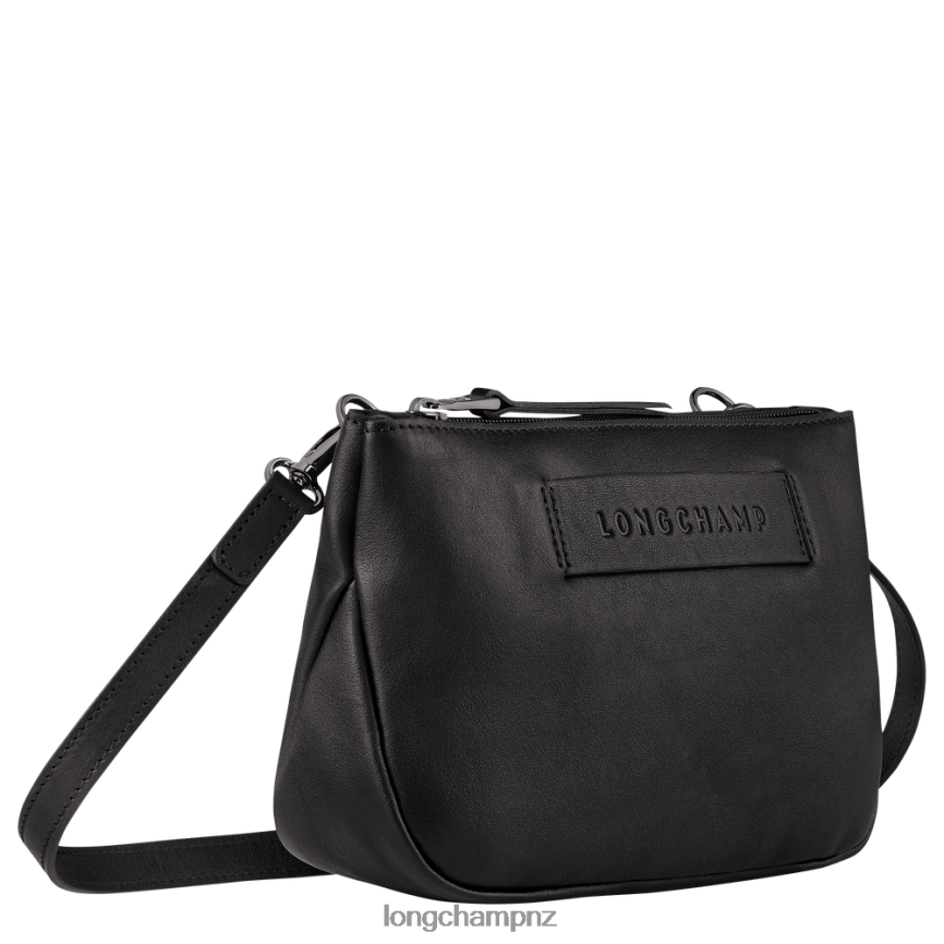 Women Black Longchamp 3D Crossbody bag Bags L06408317