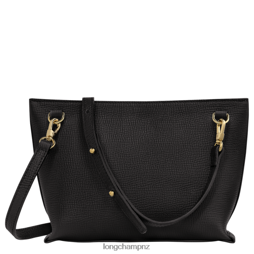 Women Black Longchamp Mailbox Crossbody bag Bags L06408306