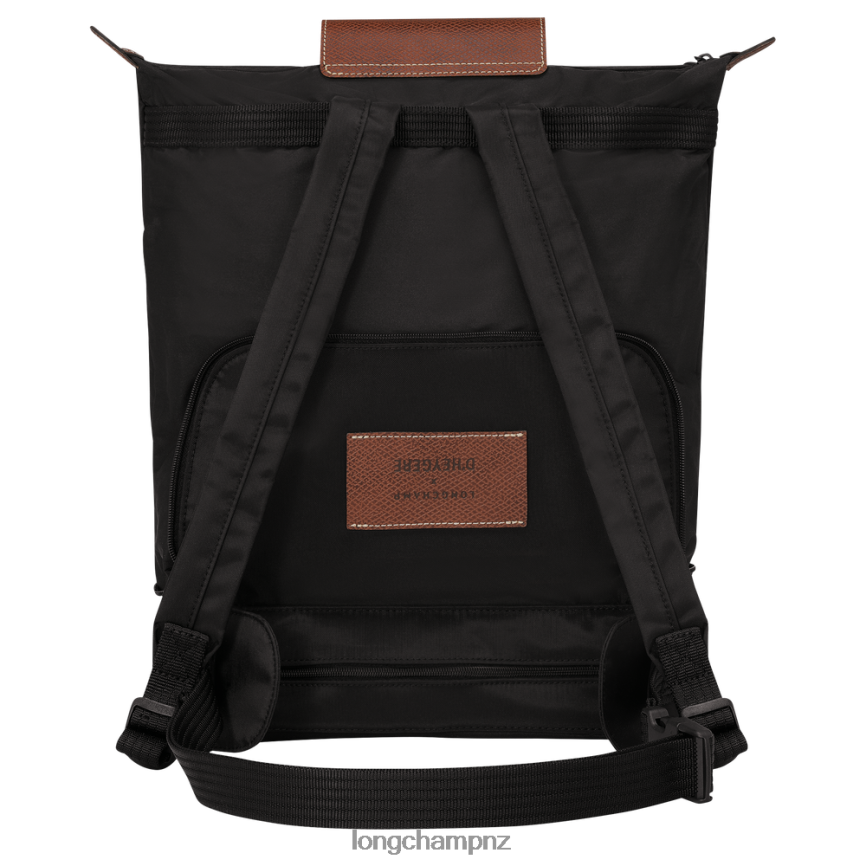 Women Black Longchamp X D'heygere Crossbody bag/Backpack Bags L06408323