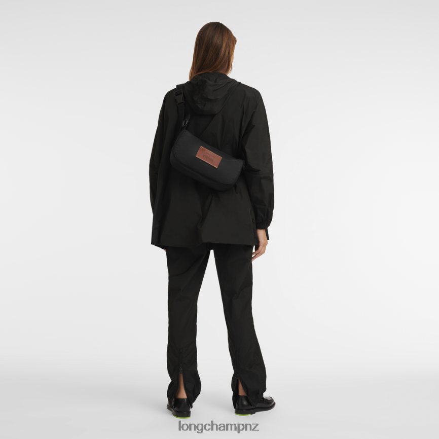 Women Black Longchamp X D'heygere Crossbody bag/Backpack Bags L06408323