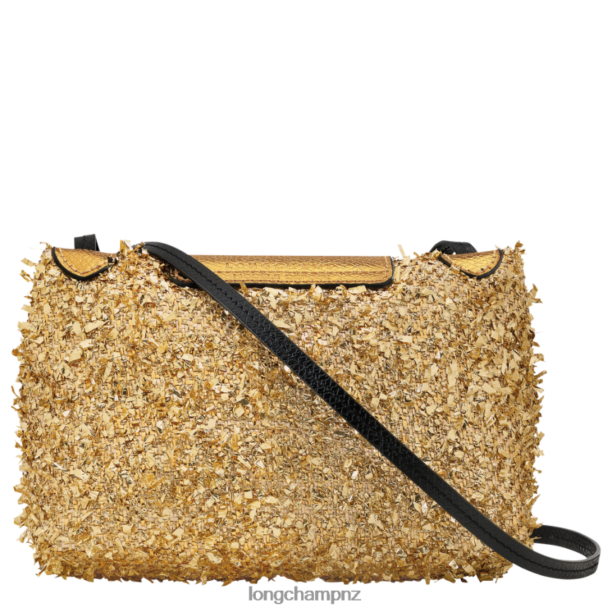 Women Gold Longchamp Le Pliage Collection Crossbody bag Bags L06408222