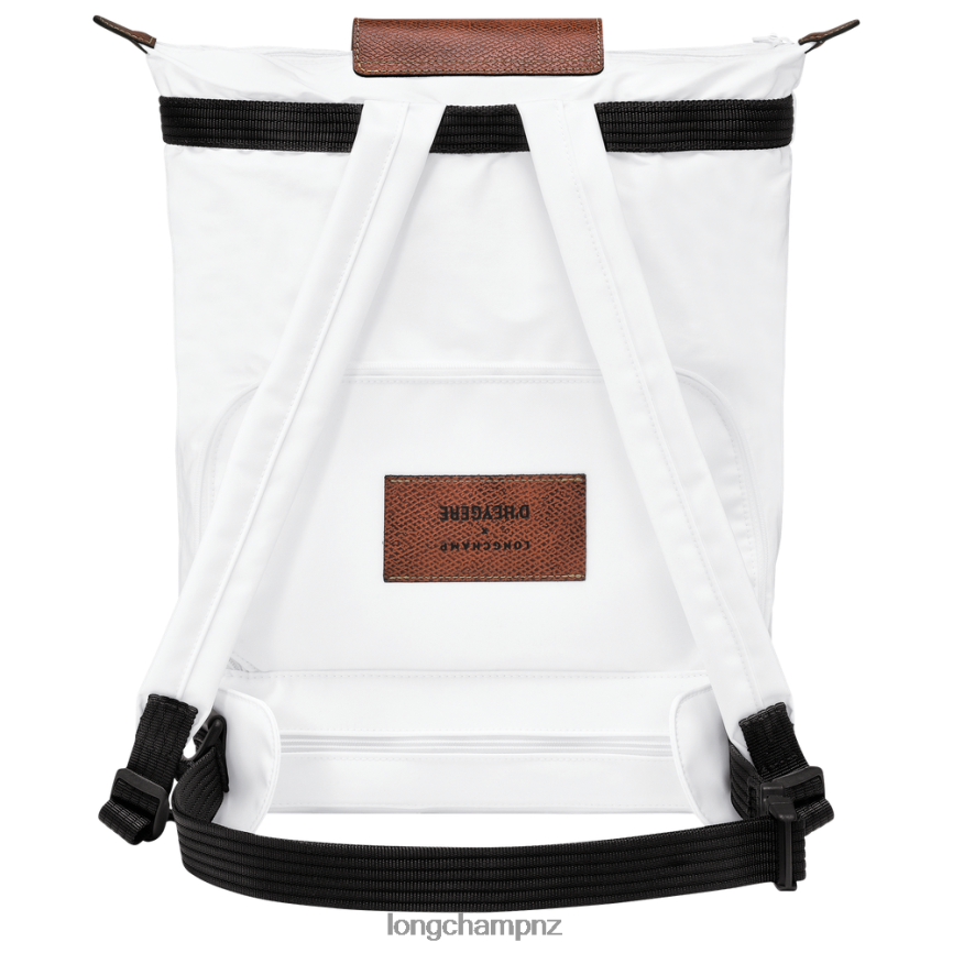 Women White Longchamp X D'heygere Crossbody bag/Backpack Bags L06408324