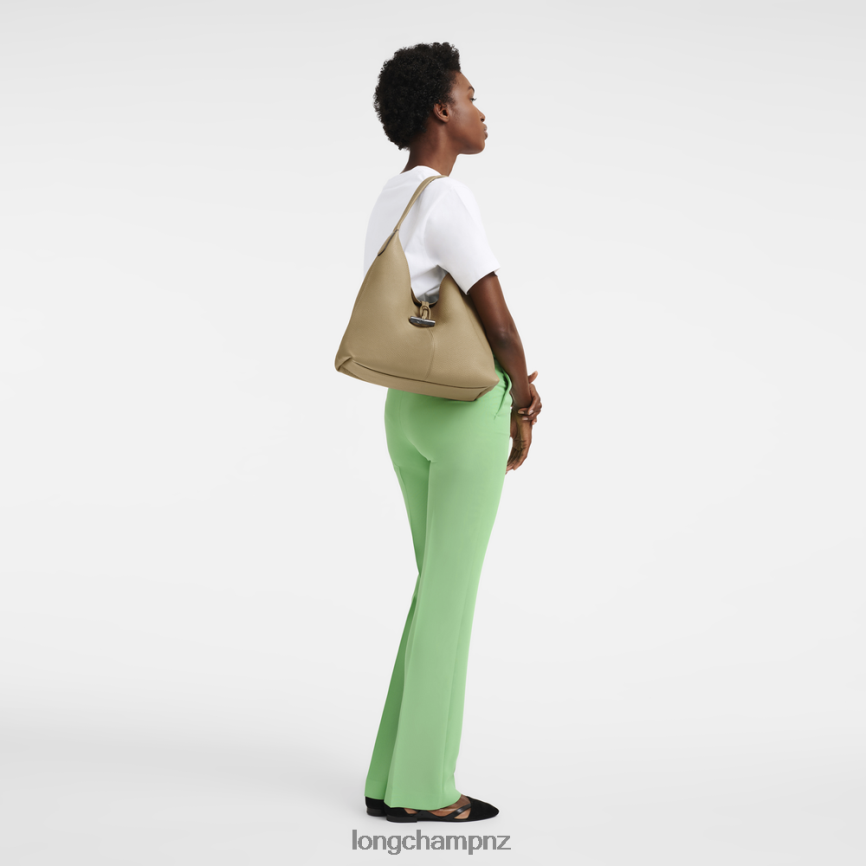 Women Beige Longchamp Roseau Essential Hobo bag Bags L0640832