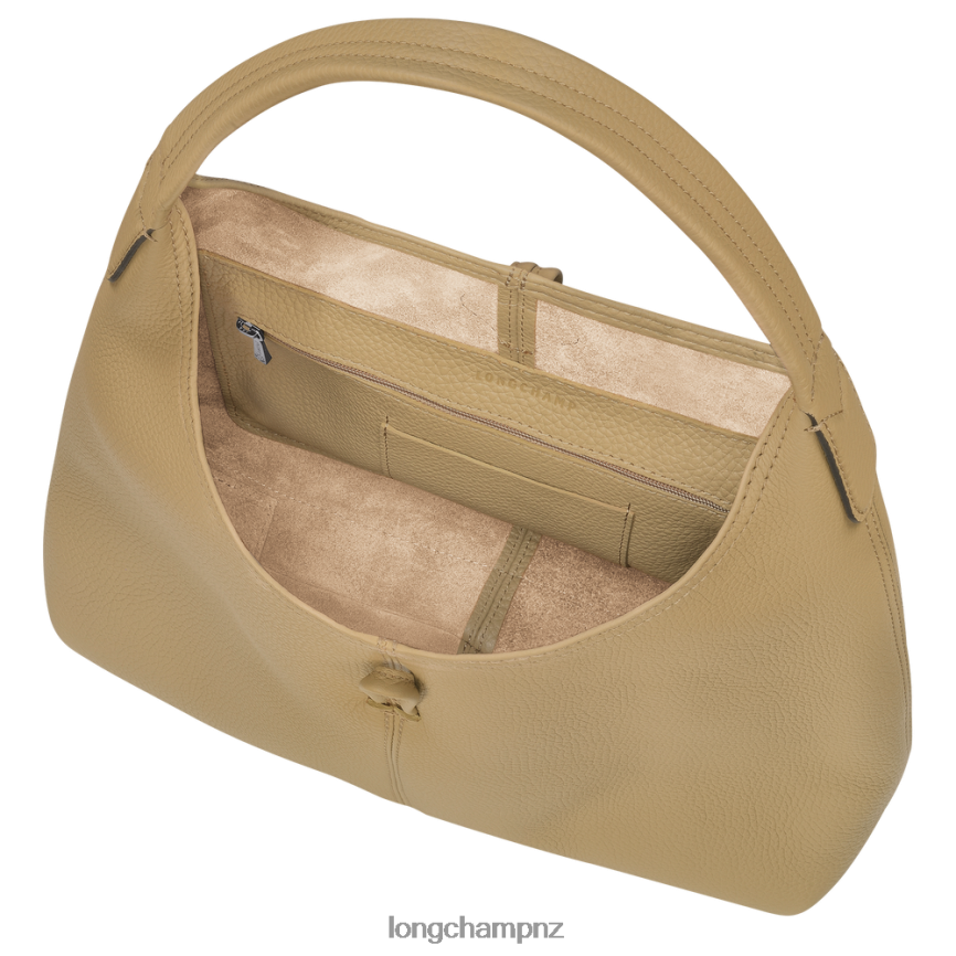 Women Beige Longchamp Roseau Essential Hobo bag Bags L0640832