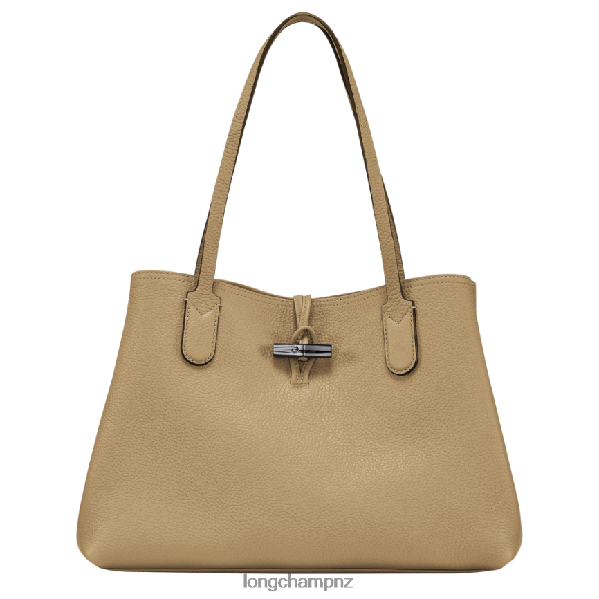 Women Beige Longchamp Roseau Essential Tote bag Bags L06408361