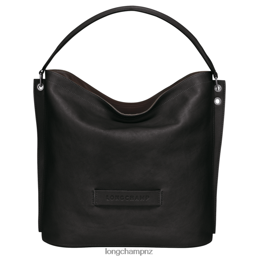 Women Black Longchamp 3D Hobo bag Bags L06408398