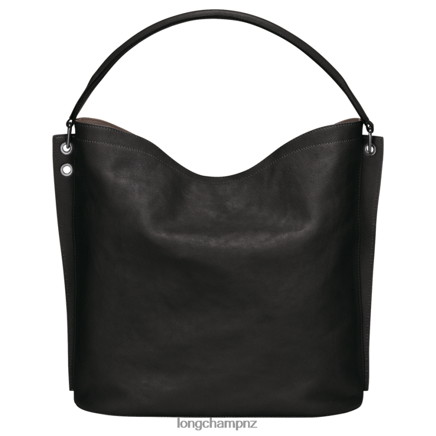 Women Black Longchamp 3D Hobo bag Bags L06408398