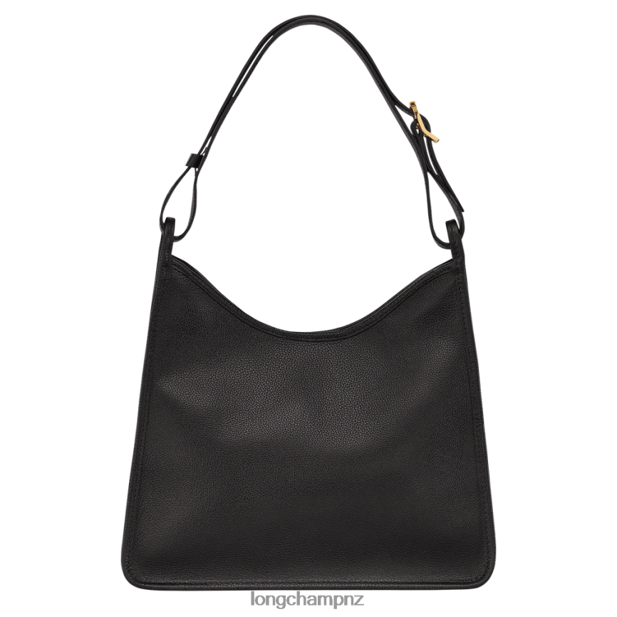 Women Black Longchamp Le Foulonne Hobo bag Bags L06408388