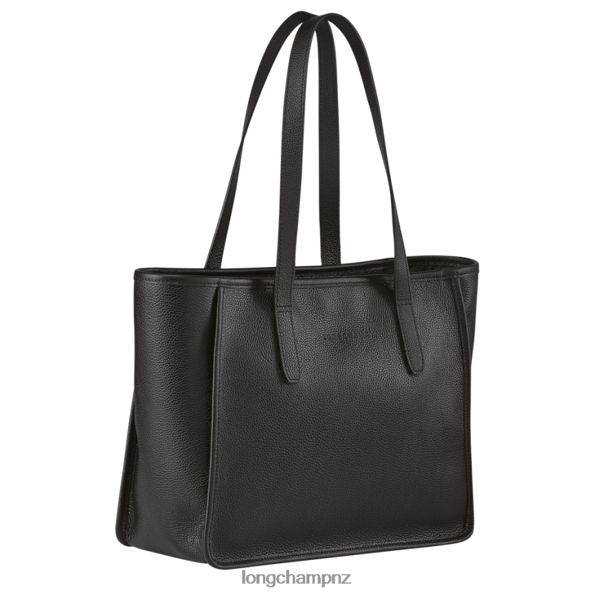 Women Black Longchamp Le Foulonne Tote bag Bags L06408384