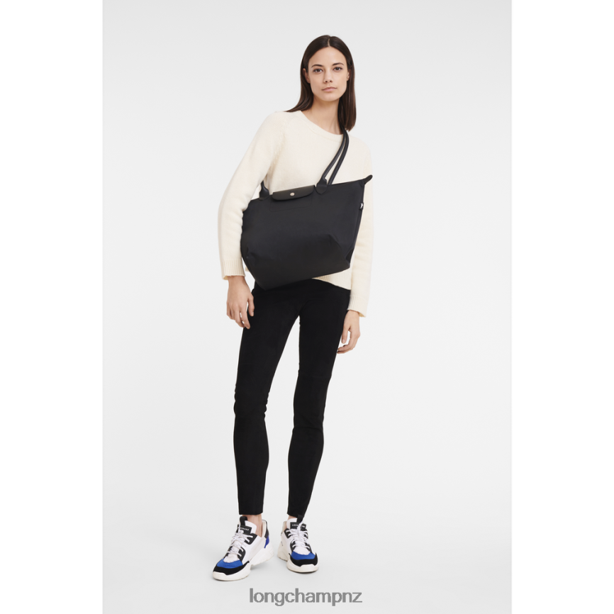 Women Black Longchamp Le Pliage Energy Tote bag Bags L06408345
