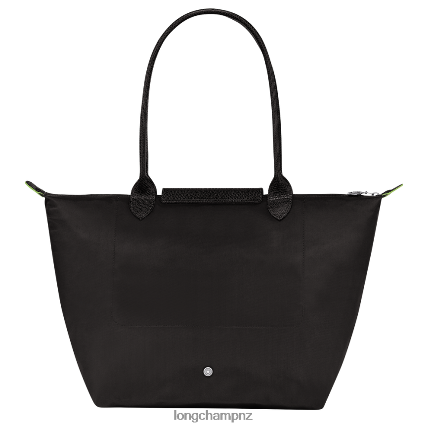 Women Black Longchamp Le Pliage Green Tote bag Bags L0640830