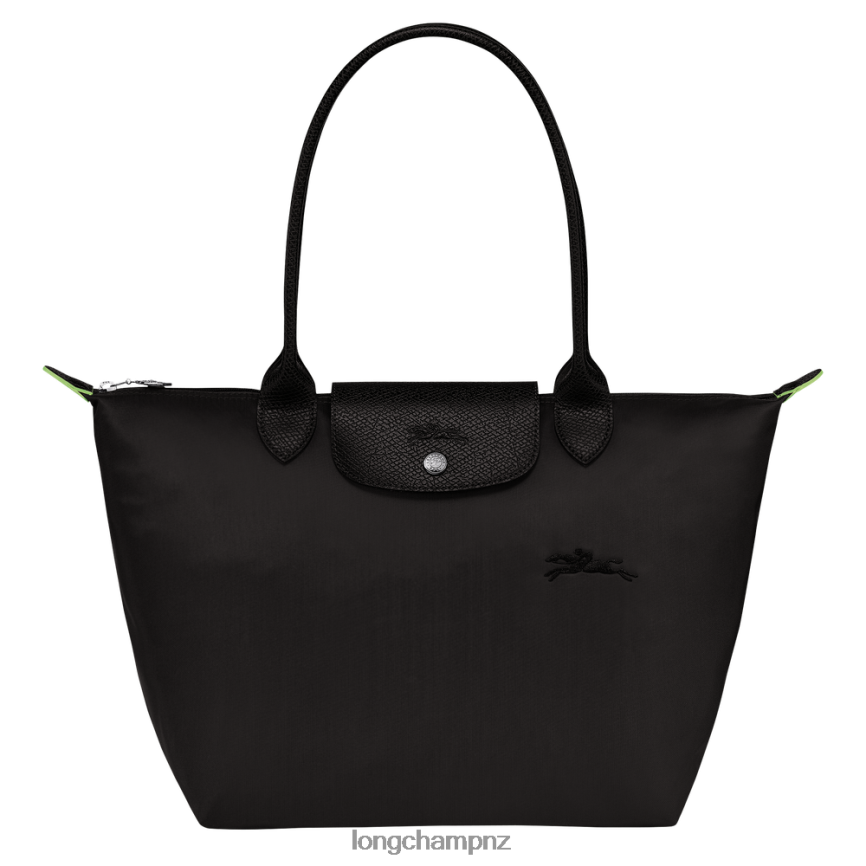 Women Black Longchamp Le Pliage Green Tote bag Bags L06408409