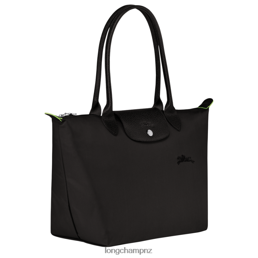 Women Black Longchamp Le Pliage Green Tote bag Bags L06408409