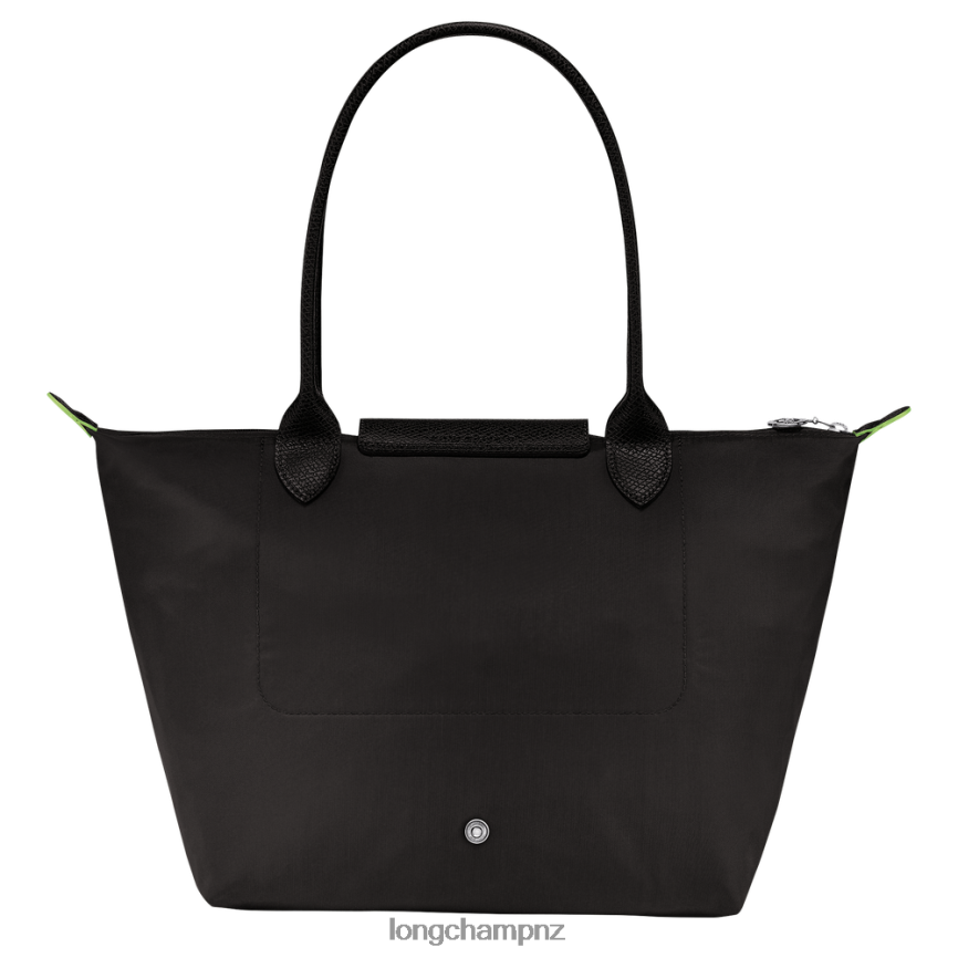 Women Black Longchamp Le Pliage Green Tote bag Bags L06408409