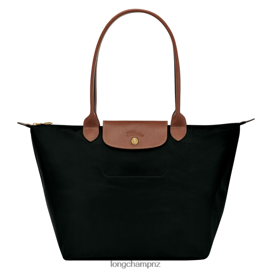 Women Black Longchamp Le Pliage Original Tote bag Bags L0640838