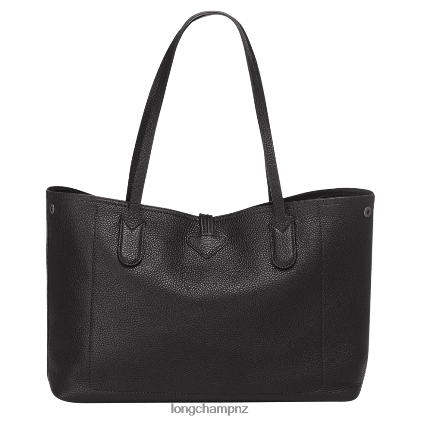 Women Black Longchamp Roseau Essential Tote bag Bags L06408360