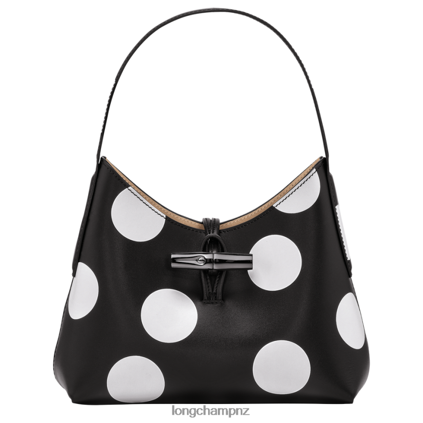 Women Black Longchamp Roseau Hobo bag Bags L06408383