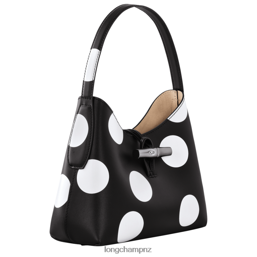 Women Black Longchamp Roseau Hobo bag Bags L06408383