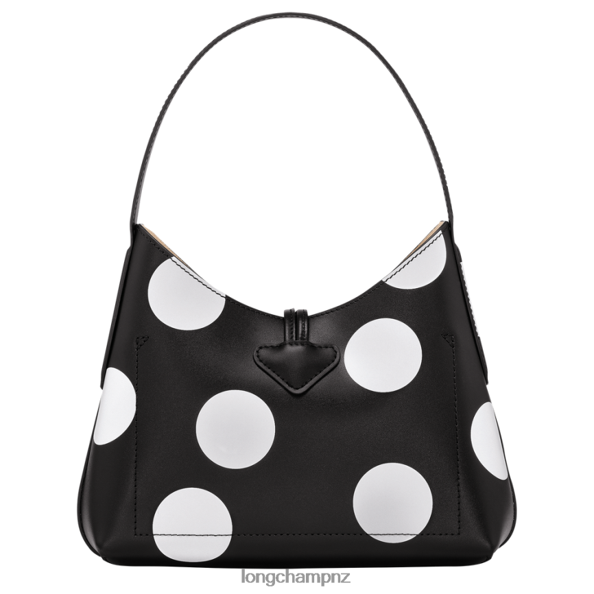 Women Black Longchamp Roseau Hobo bag Bags L06408383