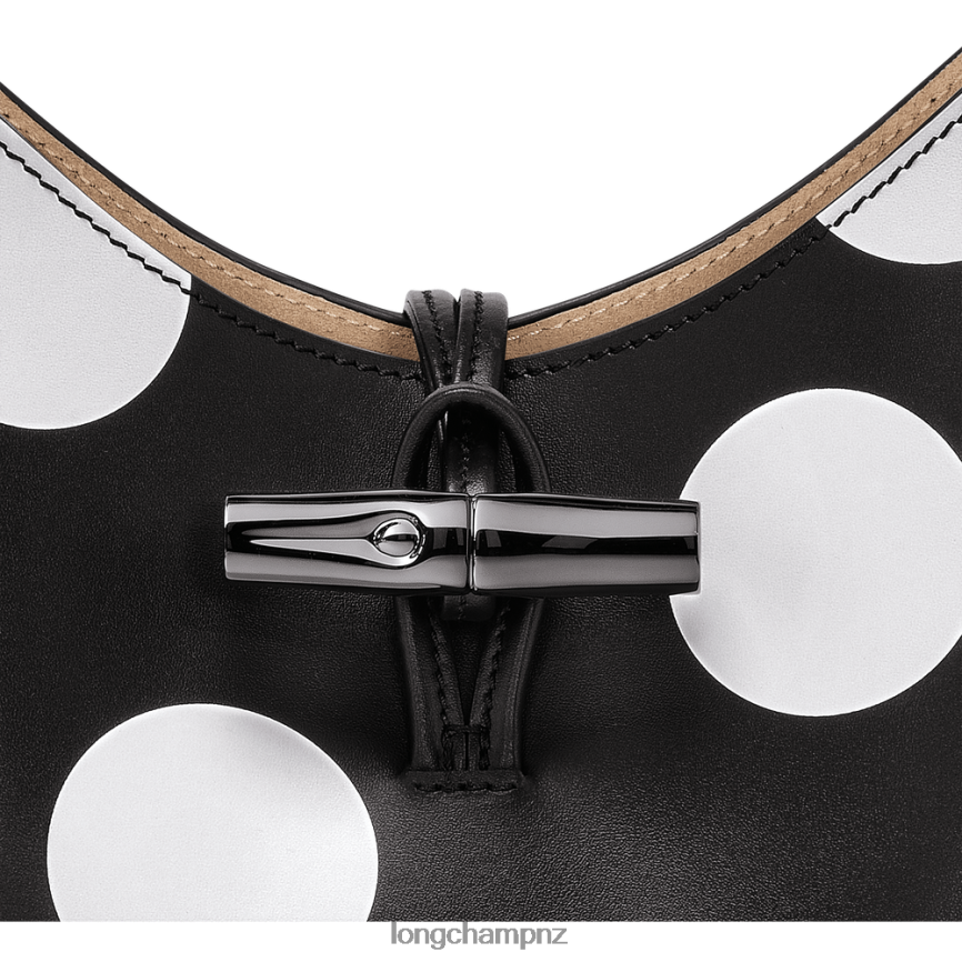 Women Black Longchamp Roseau Hobo bag Bags L06408383