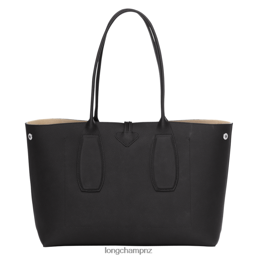 Women Black Longchamp Roseau Tote bag Bags L06408368