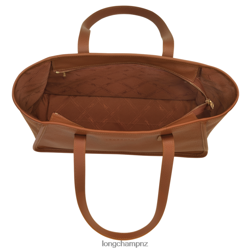 Women Caramel Longchamp Le Foulonne Tote bag Bags L06408385