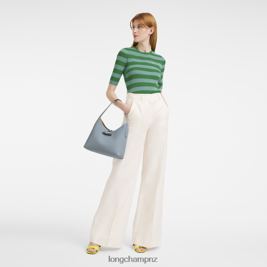 Women Cloud Blue Longchamp Roseau Hobo bag Bags L06408379