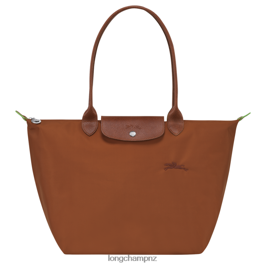 Women Cognac Longchamp Le Pliage Green Tote bag Bags L06408404