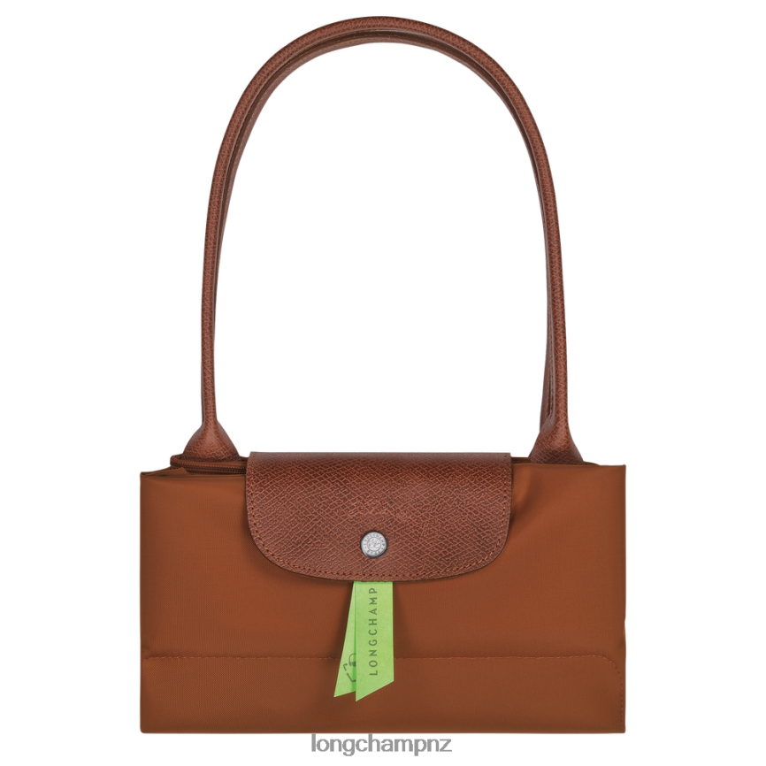 Women Cognac Longchamp Le Pliage Green Tote bag Bags L06408404