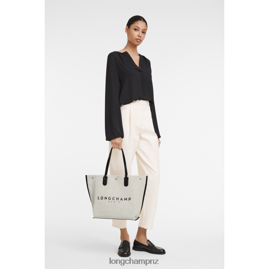 Women Ecru Longchamp Roseau Tote bag Bags L06408381