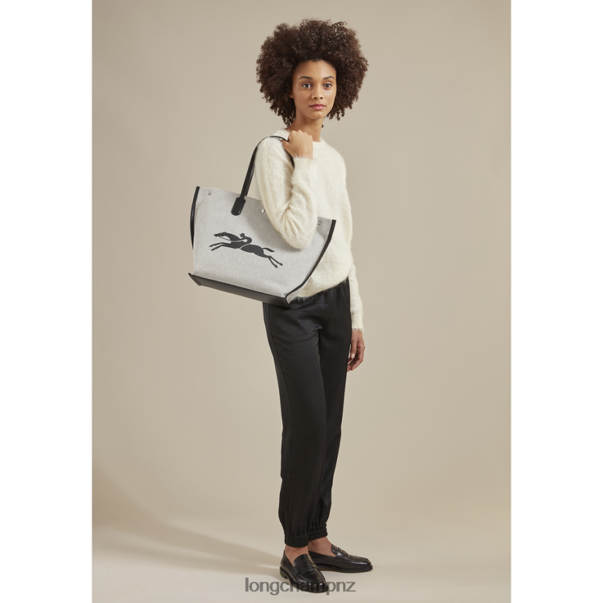 Women Ecru Longchamp Roseau Tote bag Bags L06408381