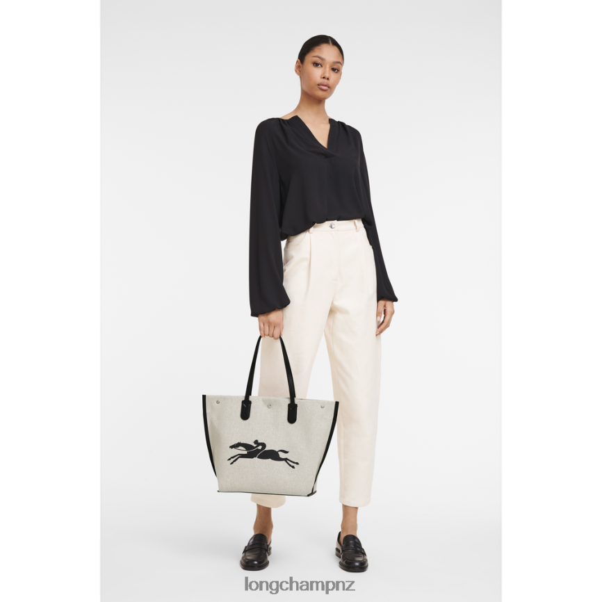 Women Ecru Longchamp Roseau Tote bag Bags L06408381