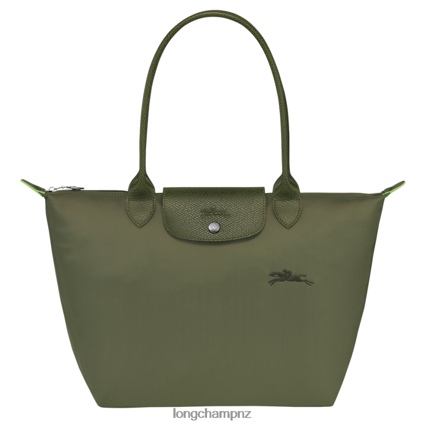 Women Forest Longchamp Le Pliage Green Tote bag Bags L0640829
