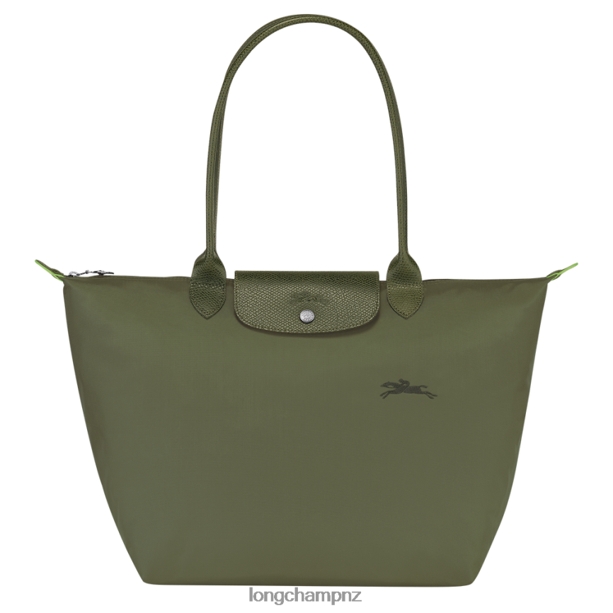 Women Forest Longchamp Le Pliage Green Tote bag Bags L06408403