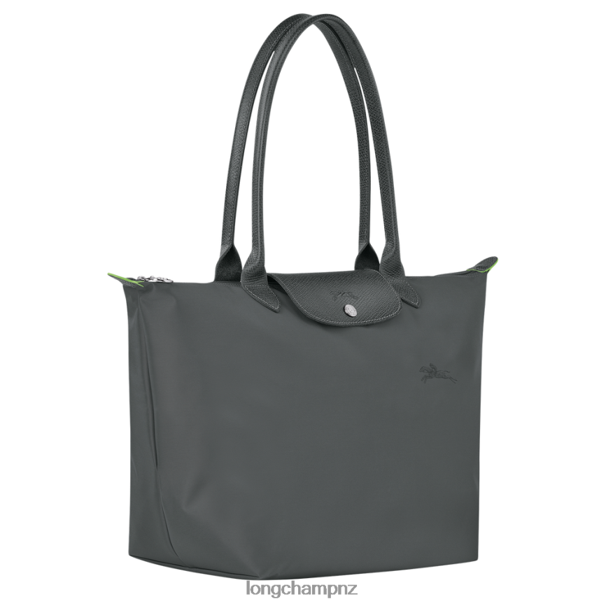 Women Graphite Longchamp Le Pliage Green Tote bag Bags L06408405